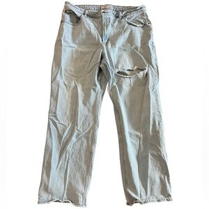 Abercrombie & Fitch Light Blue High Rise Jeans